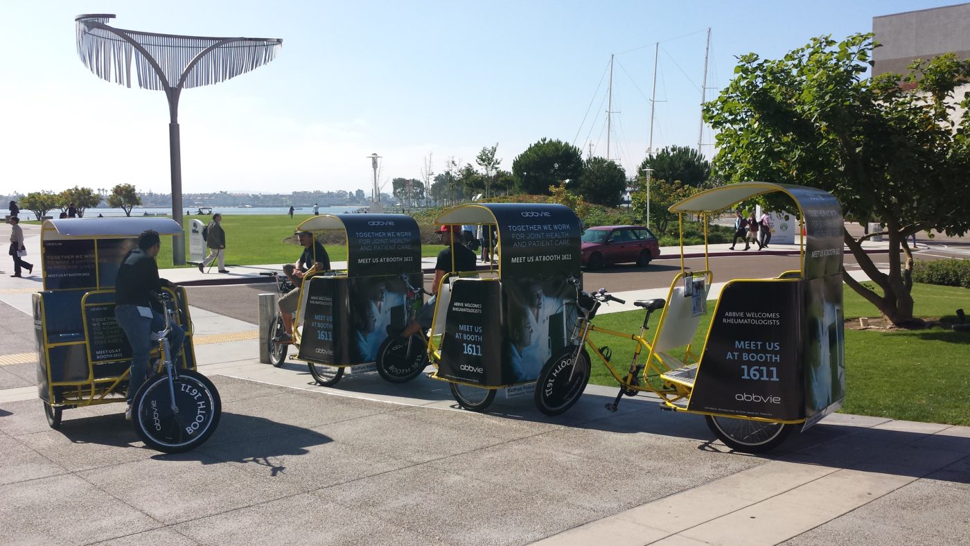 Abbvie Pedicab Campaign San Diego